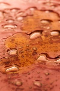 Kaboompics - Orange Skincare Liquid on Pink Background