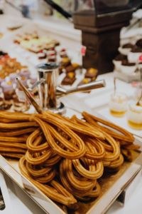 Kaboompics - Spanish Churros at a Madrid Dessert Counter