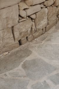 Kaboompics - Limestone Block Wall and Stone Pavement