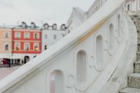 Kaboompics - White Decorative Staircase in Zamość Old Town