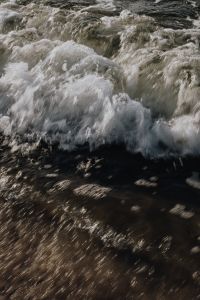 Kaboompics - Shadowed Sea Foam and Rippled Water, Dramatic Abstract Wallpaper