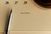 Kaboompics - Dates to Remember Calendar Detail With Pen and Tea
