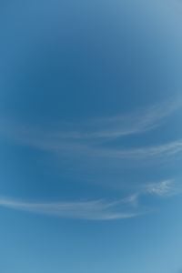 Kaboompics - Soft Blue Sky Background With Wispy White Clouds