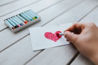 Kaboompics - Drawing of a heart