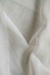 Kaboompics - Soft White Curtain Fabric in Natural Light