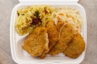 Kaboompics - Takeout Box With Breaded Chicken