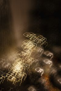 Kaboompics - Abstract Golden Light Trails And Festive Bokeh