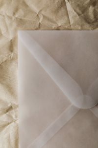 Kaboompics - Translucent Envelope Mockup Soft Neutral