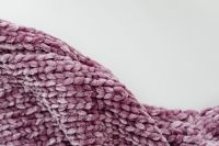 Kaboompics - Purple Knitted Fabric Texture on White