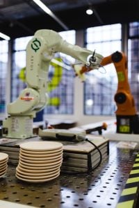 Robots on an exhibition