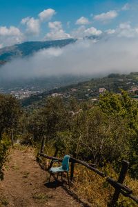 Kaboompics - Low Clouds Blanketing an Amalfi Coast Valley and Hillside Homes
