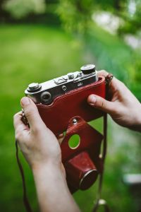 Vintage black camera