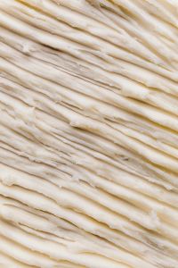 Kaboompics - White Skincare Cream Ridged Swirls