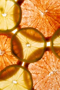 Kaboompics - Grapefruit and Lime Slices in Backlight