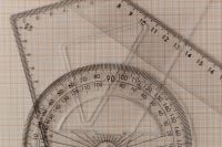 Kaboompics - Abstract Composition of Transparent Drafting Equipment