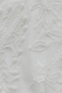 Kaboompics - Cloud Dancer White Embroidered Fabric Detail