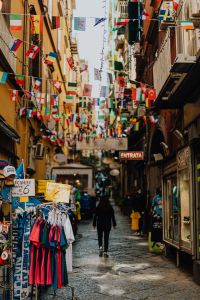 Kaboompics - International Flags Across a Souvenir Street in Naples