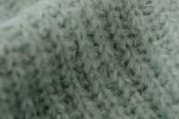 Kaboompics - Mint Green Fuzzy Knit Texture