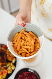 Kaboompics - Glazed Baby Carrots in a Ceramic Bowl, Holiday Side Dish