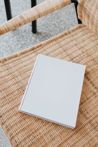 Kaboompics - Mock-up magazine or catalog on chair