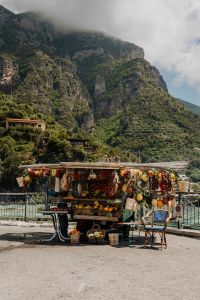 Kaboompics - Amalfi Coast Cliffside Landscape with Coastal Village
