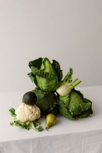 Kaboompics - Mixed Green Vegetable Still Life with Cabbage, Fennel and Cauliflower