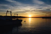 Kaboompics - Sunset over the sea