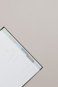 Kaboompics - Minimal Planner Mockup with Neutral Copy Space
