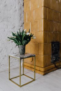Kaboompics - Living Room With Scandi Interior Design, Un'common Marble Table