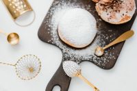 Kaboompics - Homemade Raspberry Polish Paczki Donut with Powdered Sugar