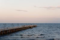 Kaboompics - Long Pier over Calm Coastal Sea