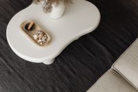 Kaboompics - Close-Up of White Coffee Table and Decorative Tray