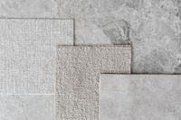 Kaboompics - Light Neutral Textile Swatches on Gray Stone