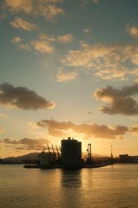 Kaboompics - Golden Sunset Over Malaga Port