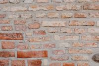 Kaboompics - Weathered Red and Cream Brick Wall Texture in Gdańsk, Poland