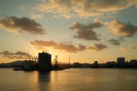 Kaboompics - Golden Sunset Over Malaga Harbor