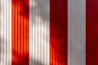 Kaboompics - Red and White Corrugated Panel Background