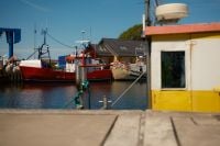 Kaboompics - Fishing Boats Moored at Small Coastal Harbor