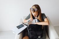 Kaboompics - Student Doing Homework with Calculator