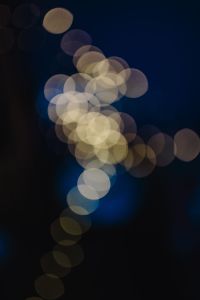 White abstract bokeh lights