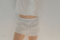 Kaboompics - Woman in White Pajamas - Relaxed Home Scene