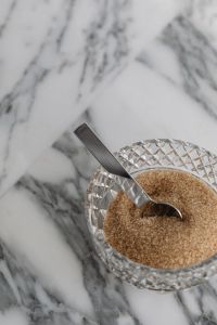 Kaboompics - Brown Sugar in Cut-Glass Bowl Close-Up