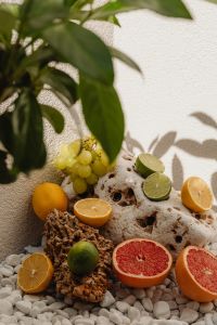 Colorful Fruit Still Life Backgrounds and Textures