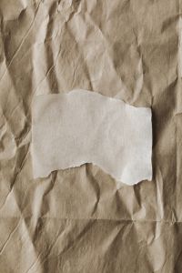 Kaboompics - Vertical Handmade Paper Sheet Mockup Minimal