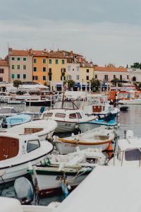 Kaboompics - Rovinj Harbor with Fishing Boats and Colorful Waterfront Houses