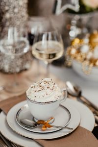 Kaboompics - Wine Glass and Silver Table Decor in Festive Bokeh
