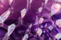 Kaboompics - Purple Skincare Liquid Bubbles