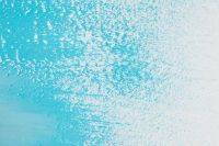 Kaboompics - Light Aqua Brush Marks on Textured White Canvas