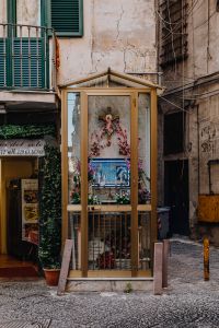 Kaboompics - Glass Enclosed Religious Shrine in Naples Old Town