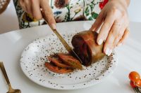 Kaboompics - Sliced Fresh Produce Beside a Kitchen Knife